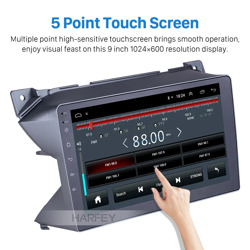 Discount Harfey Android 8.1 HD Touchscreen Head Unit for Suzuki alto 2009-2016 Car GPS Navi Radio USB Bluetooth SWC 3G WIFI TPMS DAB+OBD2 2 Discount Harfey Android 8.1 HD Touchscreen Head Unit for Suzuki alto 2009-2016 Car GPS Navi Radio USB Bluetooth SWC 3G WIFI TPMS DAB+OBD2 2