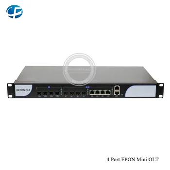 

Best quality 1G 4 Port EPON Mini OLT with 4pcs SFP modules, custom LOGO, suitable for Hua wei, ZTE, Fibehome ONU ONT