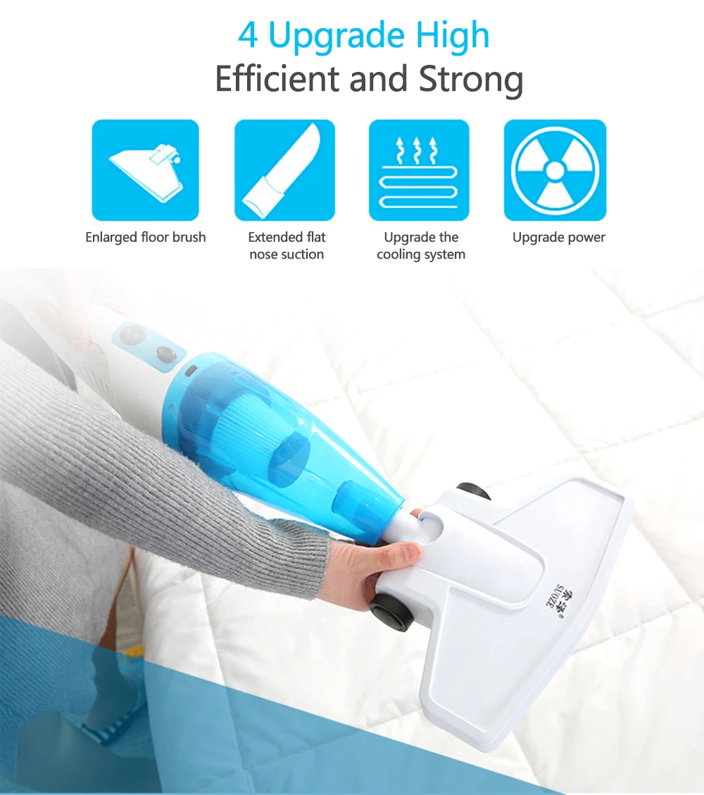 

Household Handheld Pusher High Power Multifunction Portable Vacuum Cleaner With HEPA Filter 600W Motor Large Floor Brush