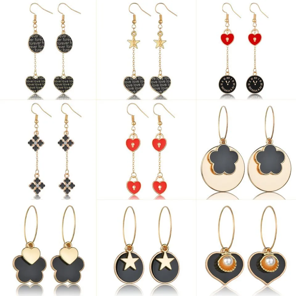

New Trendy Wedding Drop Earrings For Women Party Jewelry Female Fashion Earrings Cute Romantic Handmade Earring Wedding Jewelry