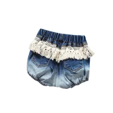 Pudcoco/; шорты для маленьких мальчиков и девочек; джинсовые шорты с кисточками; детские штаны; детская одежда