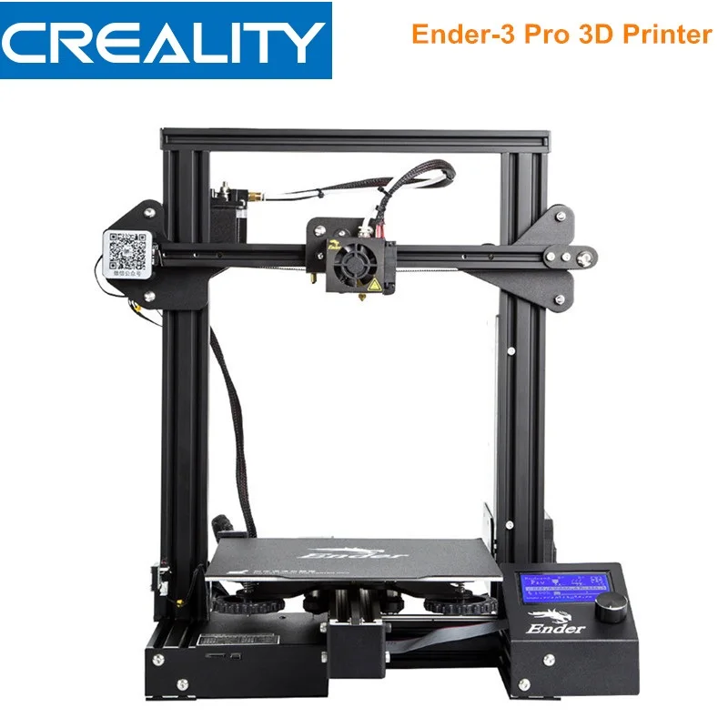 Creality 3D Ender 3 Pro 3d принтер DIY Набор Высокоточный стальной каркас ЖК дисплей 220*220*250 мм