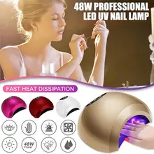 Сушилка для ногтей 48 W Интеллектуальный Сенсор светотерапия машина ногтей Светодиодная лампа для маникюра лампа для высушивания Сушилка Маникюр Tool быстросохнущие