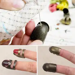 Ретро палец протектор кольцо-наперсток ручной работы Иглы Швейные аксессуары