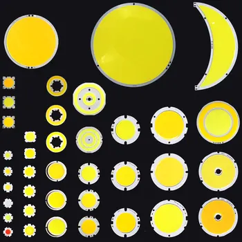 

3W-200W Rounded COB LED Light Bulb Chip On Board LED Lamp for DIY 20-160mm Diameter Circular COB Chips Warm Natural Cold White