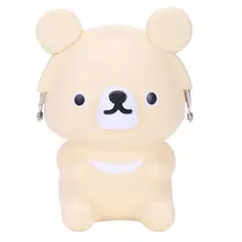 FGGS детское портмоне с мультяшным медведем, держатель для монет, маленький силиконовый кошелек для креативных монет