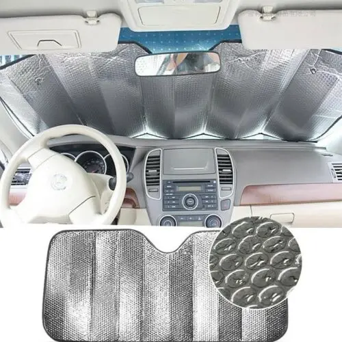 130*60 см Алюминиевая фольга авто лобовое стекло автомобиля солнцезащитный козырек