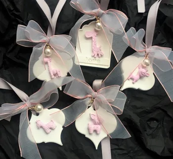 

Mini Deer shape Silicone Mould Giraffe Aroma Gypsum Wax Decor Silicone Mould Gypsum Crafts Clay Cake Chocolate Baking Mold