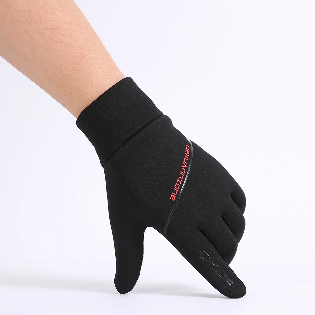 Зимние спортивные перчатки полный палец Сенсорный экран перчатки Нескользящие теплые перчатки для занятий спортом на открытом воздухе перчатки для мужчин и женщин