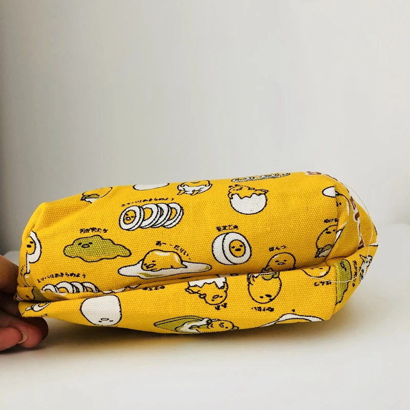 IVYYE 1 шт. Gudetama Модные Портативные холщовые сумки для обедов, мультяшная сумка для пикника, коробка для еды, сумка для хранения для женщин, девочек, детей