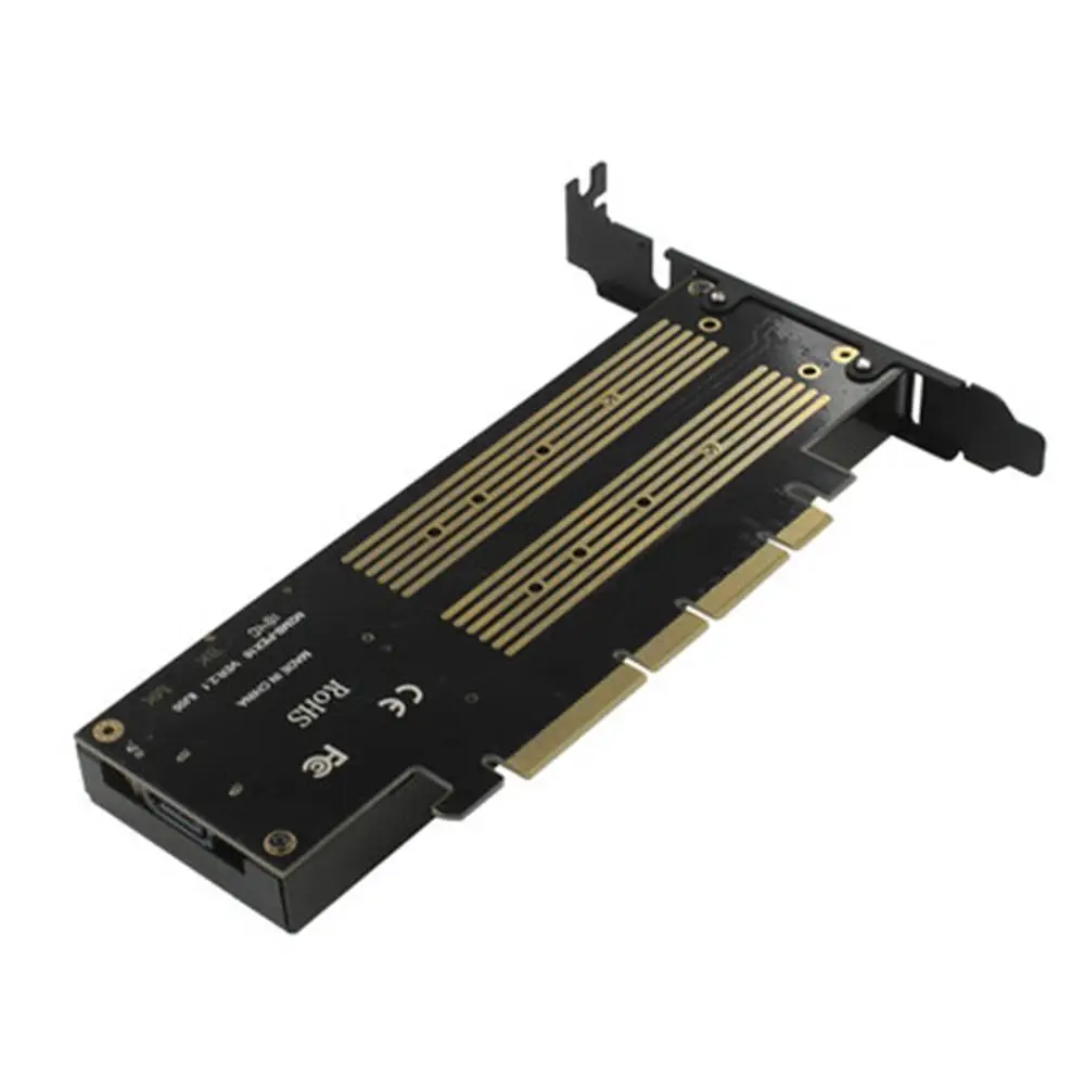 JEYI SK9 m.2 расширение NVMe адаптер NGFF поворот PCIE3.0 Вентилятор охлаждения SSD двойной добавить на карту SATA3 с вентилятором алюминиевая крышка емкости