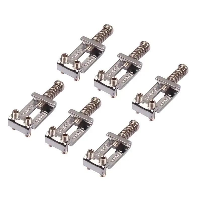 

6pcs/set Electric Guitar Single Shaking Vibrato System Block ST SQ Bridge Thick String Block Guitar Parts Accessories