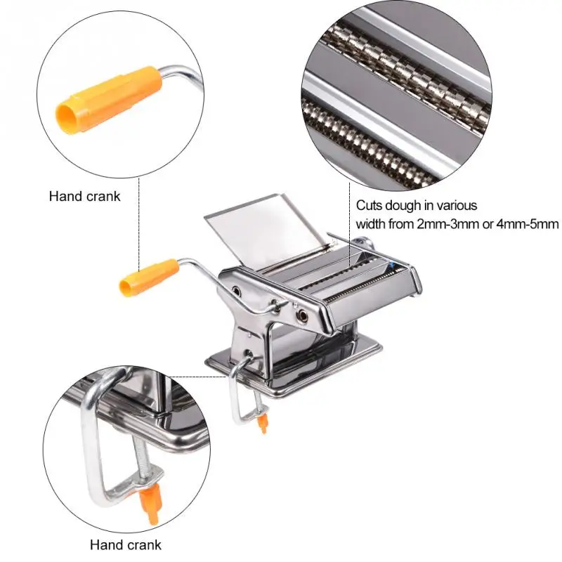 Бытовая Машина для изготовления макаронных изделий из нержавеющей стали ручной производитель лапши спагетти ручной резак инструмент