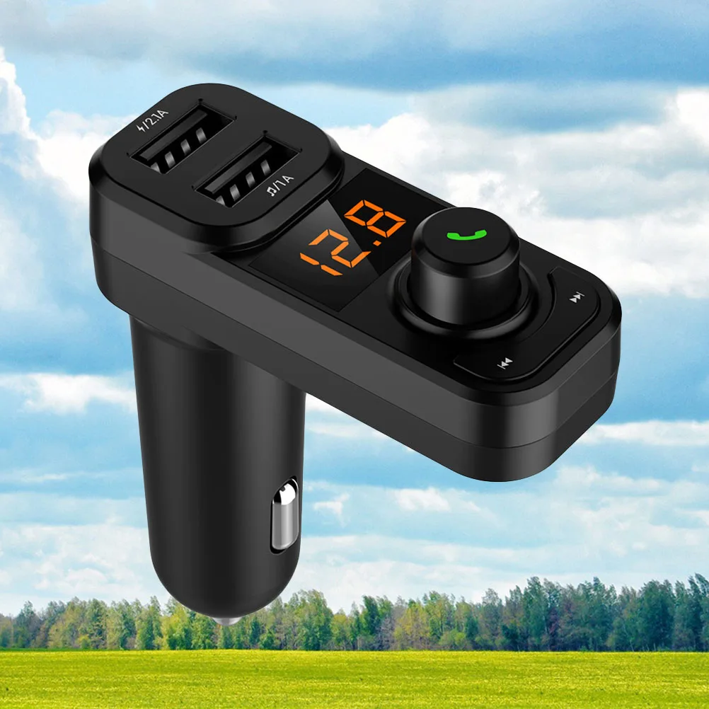 Беспроводной Bluetooth Автомобильный MP3 плеер FM передатчик Радио с 2 портами (стандарт