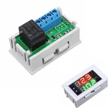 Mini 12 V 20A Digital Dual Display LED Módulo Com Caso de Atraso de Tempo Relé Temporizador Ciclo(China)