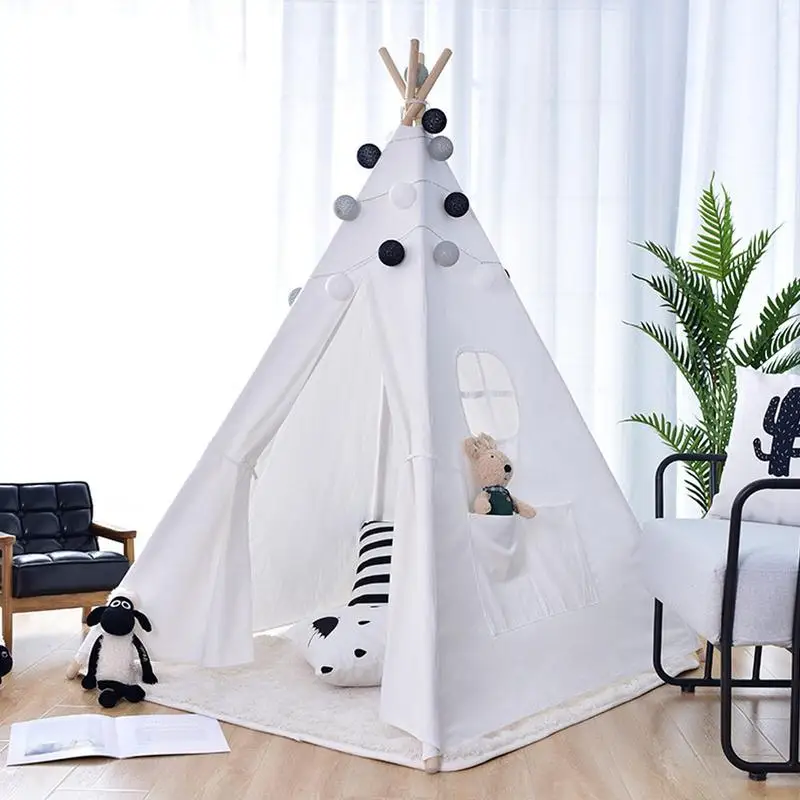 Индийская детская палатка-это идеальная игровая комната в помещении и в помещении. Эти палатки-идеальное место для детей, чтобы играть и расслабляться
