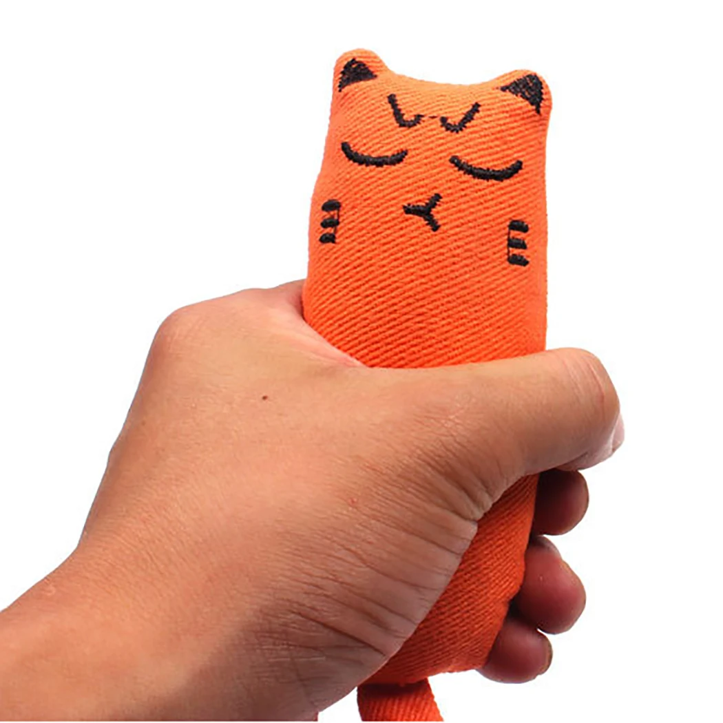 Кошачья мята игрушка для кошек забавный интерактивный плюшевый Кот котят