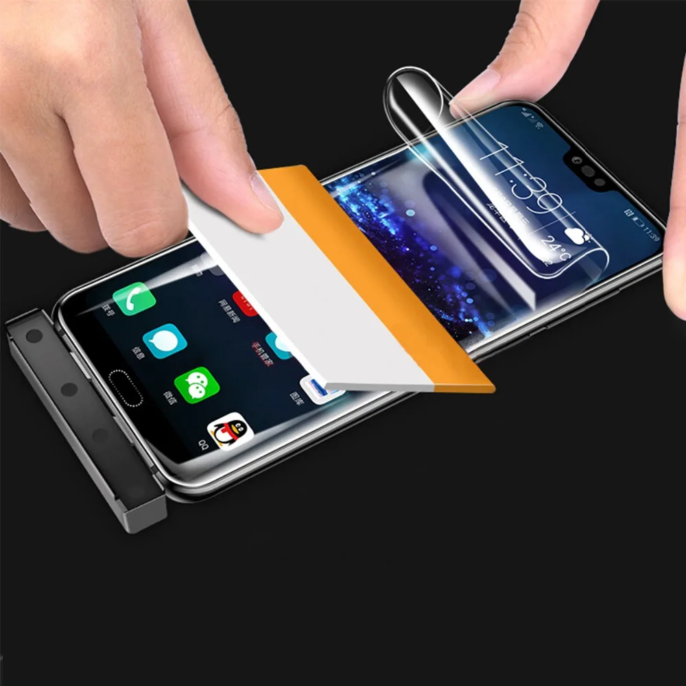 9D Honor 10 V20 Full Cover Soft TPU Screen Protector For Huawei P20 Lite P20 Pro Hydrogel