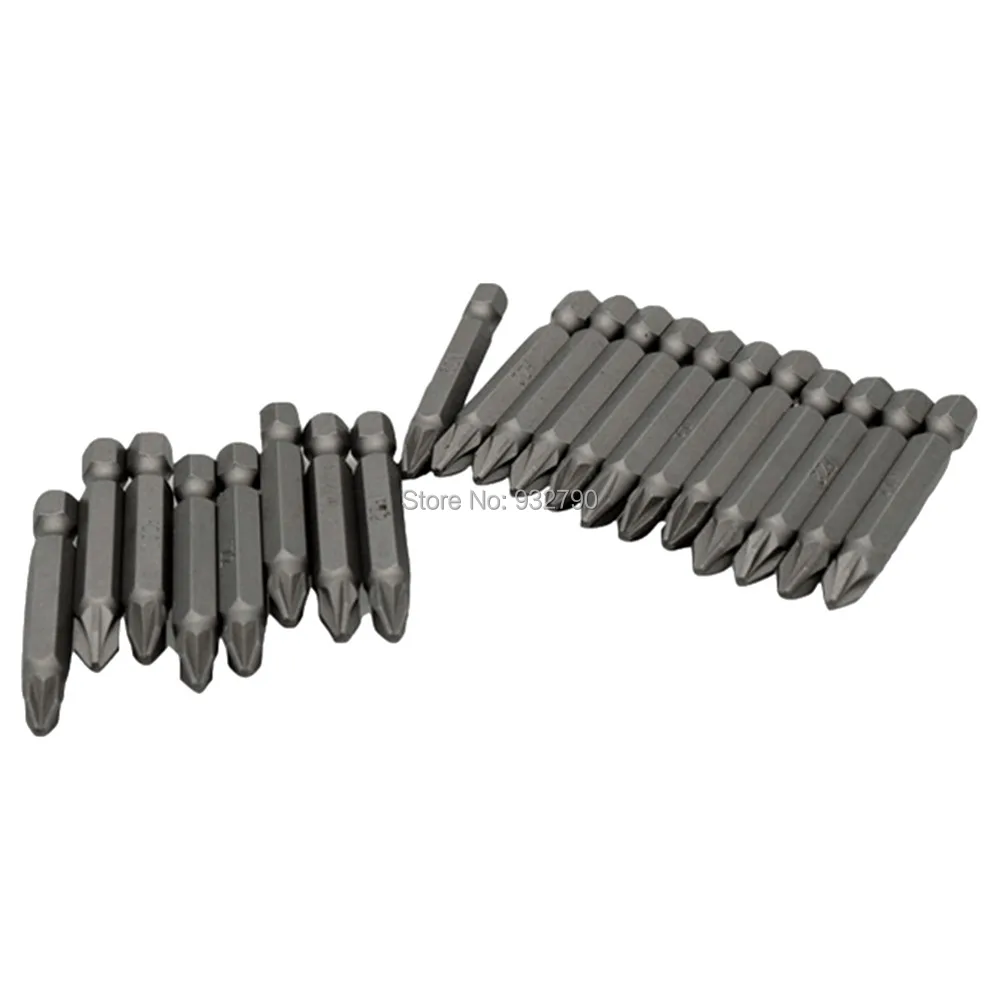

20pcs PZ2 Pozi #2 Power Drill Screwdriver Bit Set Non Slip 1/4'' Hex Pozidriv Magnetic Screw Driver Screwdriver Bits