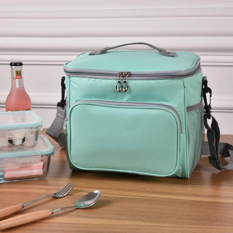 

New single shoulder ice pack portable insulation lunch bag outdoor picnic bag