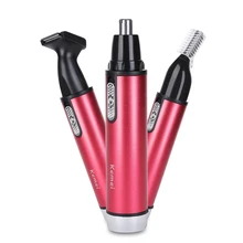 Км-6621 3 в 1 Электрический триммер для бровей щетка предназначена для джентльменов она легкая и портативная