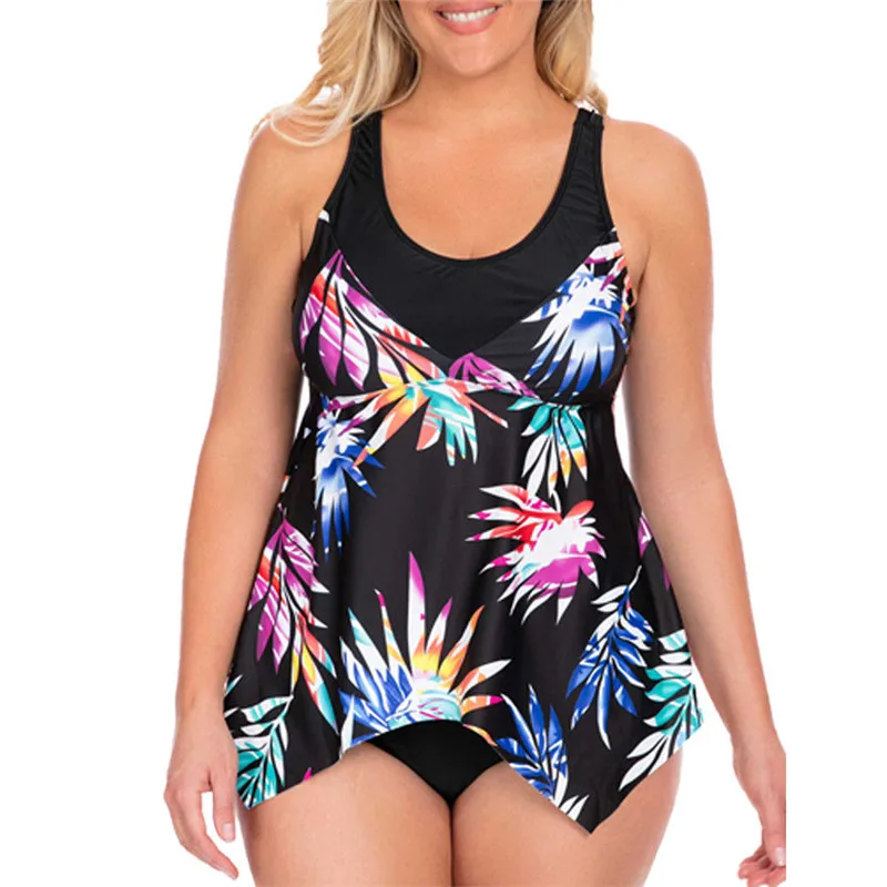 

One Piece Swimsuit Womens Plus size Printed One-Piece Swimwear Thong Swimsuit Leotard Monokini maio feminino praia trikini