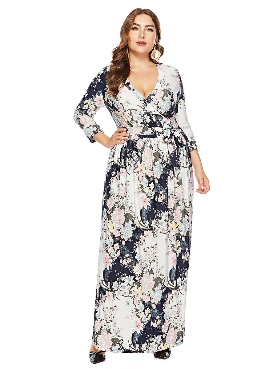 plus size long maxi