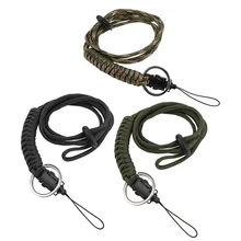 Наружный гамак для кемпинга шнур нейлоновый Камуфляжный тканый подвешиваемый ремешок с регулируемой застежкой крепкая веревка для бирки ключей мобильного телефона