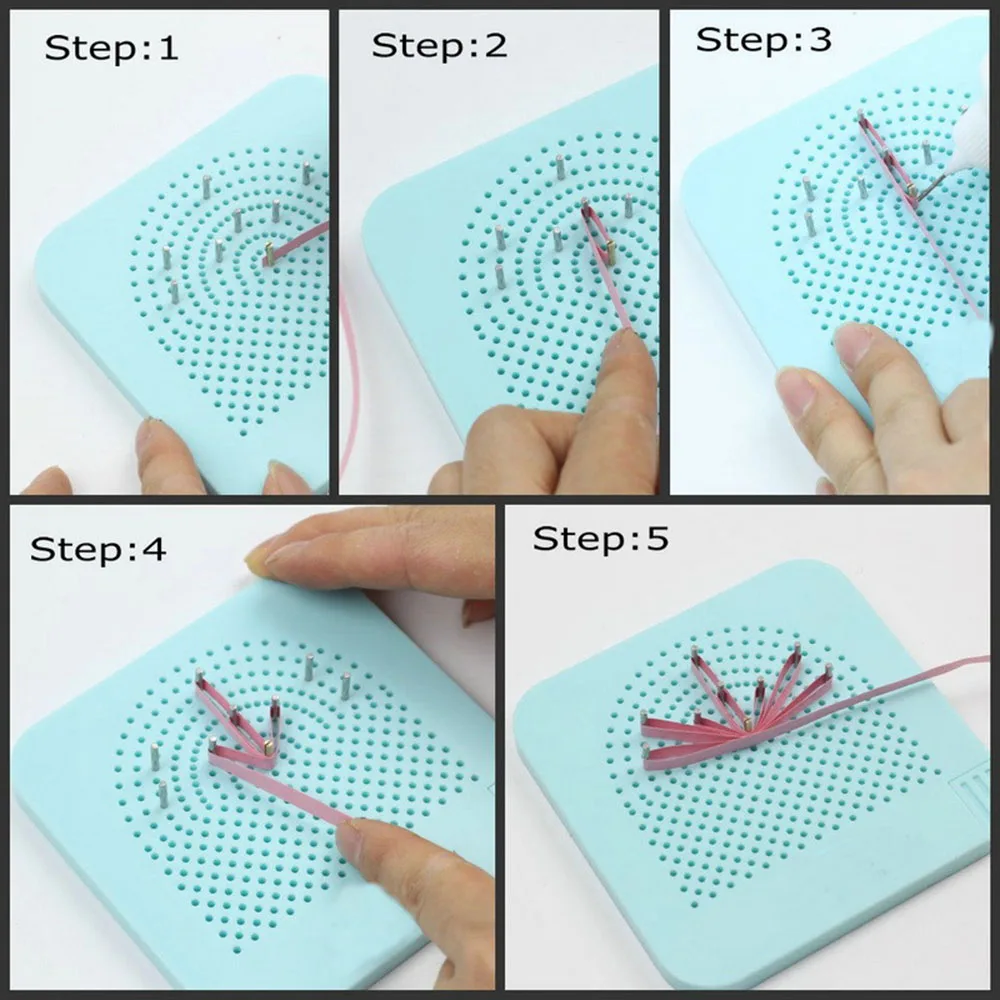 Ручной работы направляющая сетки Квилтера для бумаги складной крафт бумага Квиллинг бумага ремесло инструмент для бумажного квиллинга «сделай сам» 105*105*8 мм 2B