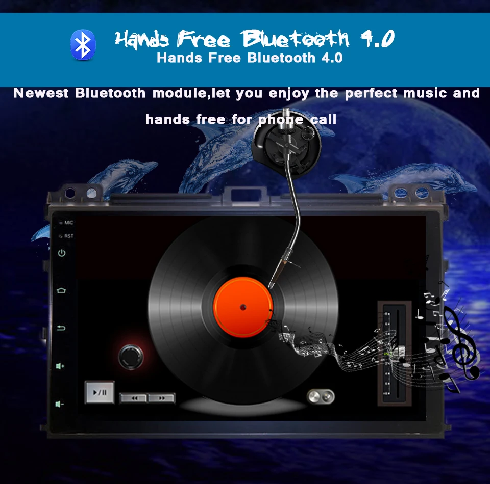 Best Android 9.0 Car DVD GPS for Toyota Prado 120 2004-2009 Autoradio 2din Car Radio GPS Navigation Central in Dash Head Unit System 4