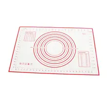 40x60 см антипригарный силиконовый Кондитерская выпечка коврик для раскатки теста Fondant(сахарная) лист с измерениями