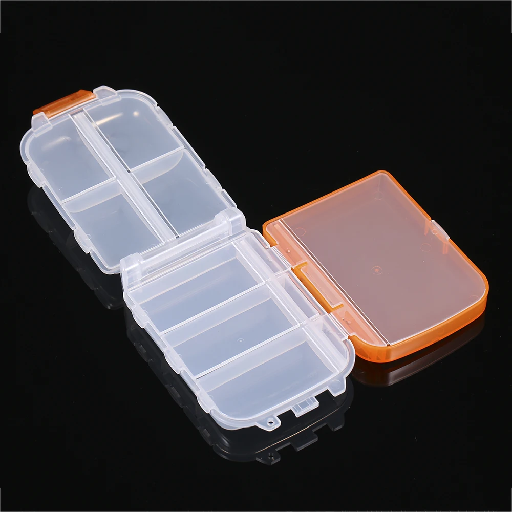 Portable Pill Organizer Box With Splitter for Children Parents Plastic