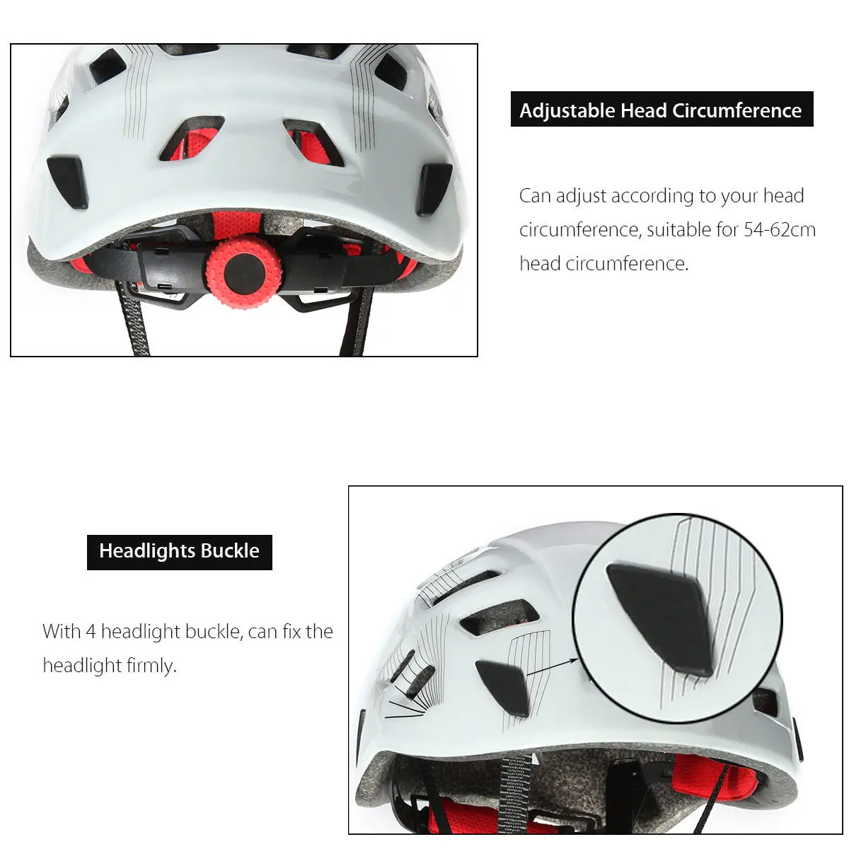 

White Helmet Safety Rock Climbing Rappelling Protector Cycling Bike Bicycling