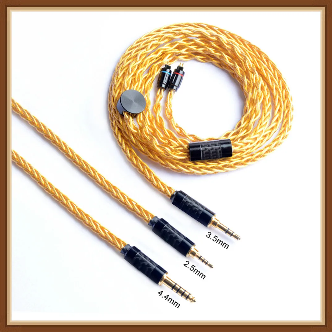

Okcsc 0 .78mm Upgrade Cable 2pin Connector 2 .5mm Balance Plug 3 .5mm /4 .4mm Jack 7 Cores 49 Wire Cord For Sony Wm1z /Wm1a