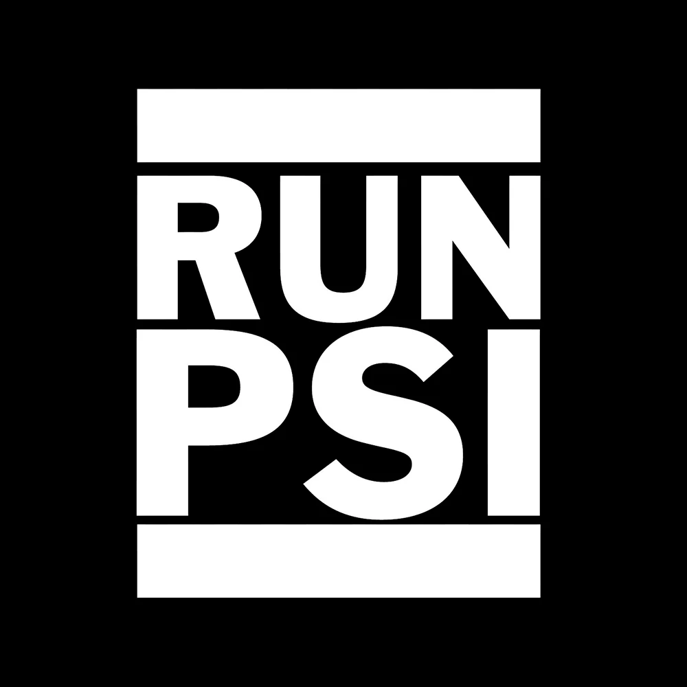 تشغيل Psi ملصق فينيل Dmc تيربو شريط السحب الشارع شخصية اكسسوارات الديكور