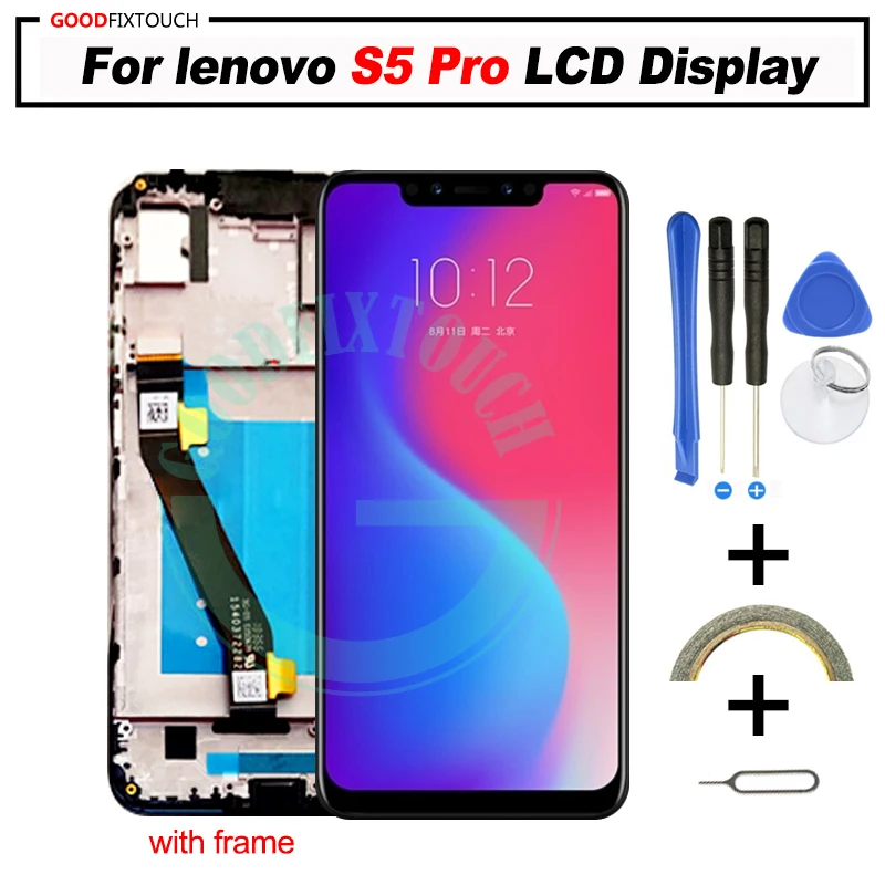 AAA quality For Lenovo S5 Pro LCD Display Touch Screen Digitizer for S5Pro GT screen Assembly 6.2&quot L58041 L58091 | Мобильные