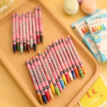 Hot 8 colors 12 colors Children's drawing Crayons School student painting stationery Supplies Crayons