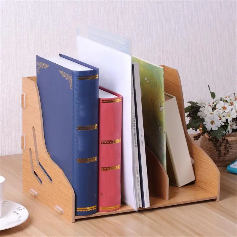 

Finishing Storage Box Multi-function Practical File Rack Creative Desktop Bookshelf Office Large Rack Storage Supplies