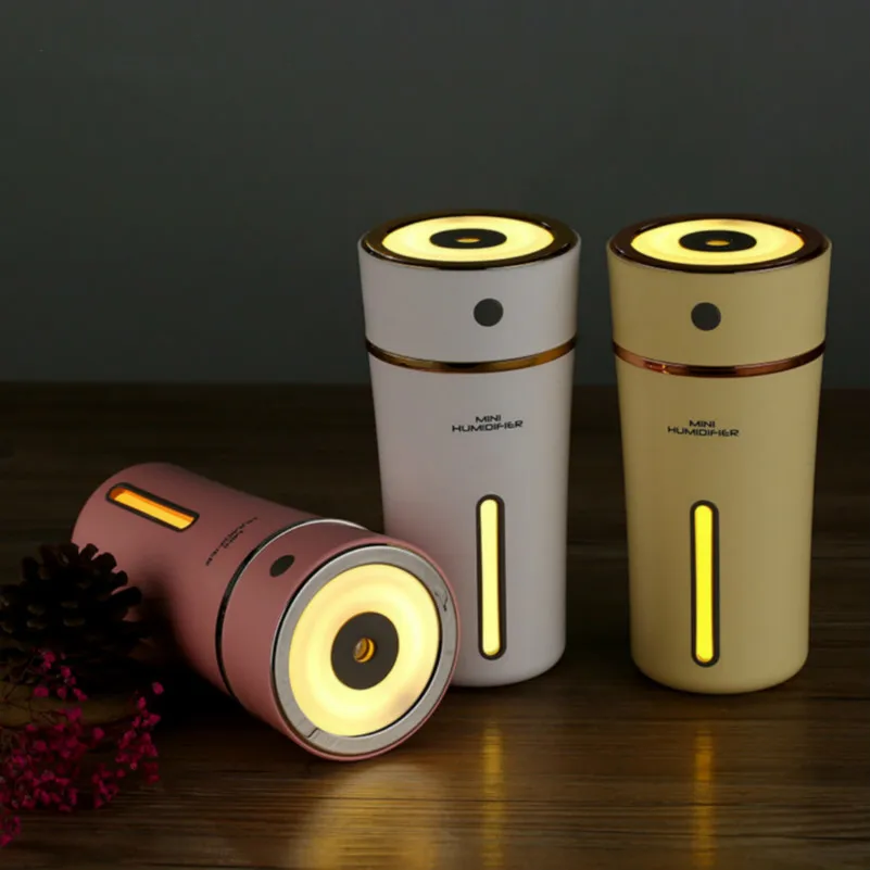 

LOVEPRO 500mAh Battery Powered 300ML Cup Humidifier Aroma Lamp Ultrasonic Essential Oil Ultrasonic Diffuser Air Humidifier