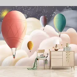 Ручная роспись воздушный шар 3D фото обои на заказ настенное украшение искусство детский сад детская спальня настенный декор живопись