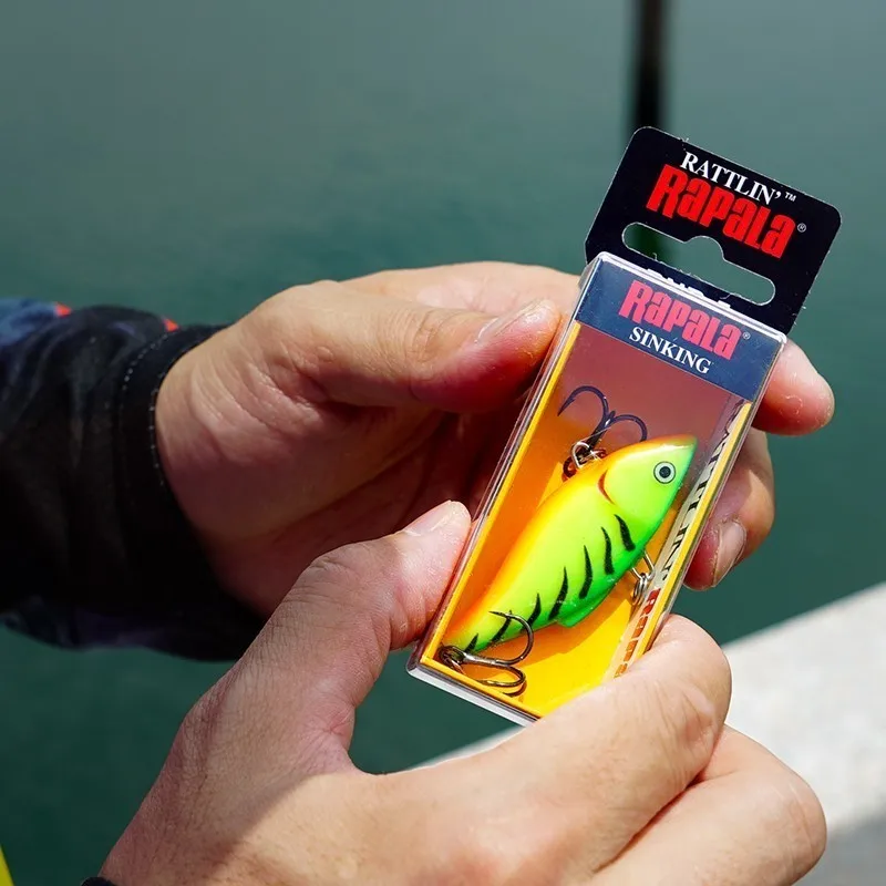 Рыболовная приманка Rapala Rnr04 Vib 40 мм 6 г искусственная наживка с Vmc черными