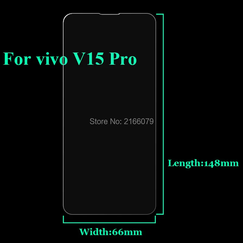 3 шт./лот для vivo V15 9H 2.5D Закаленное стекло Защита экрана Pro V15pro 6 39 &quotЗащитная пленка
