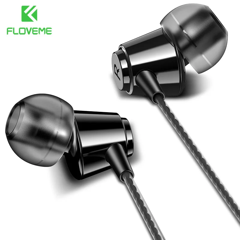 

FLOVEME Fashion In-Ear Wired 3.5mm Sport Earphone For Huawe HIFI Sound Stereo Wired Earbud Headset For Xiaomi Samsung Microphone