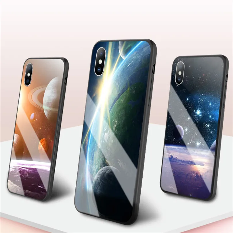Чехол для телефона Moskado стеклянный iPhone X/XR/XS Max/7/6s/8 Plus |