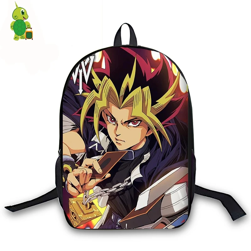 

Anime Yu Gi Oh Backpack Women Men Laptop Travel Backpack for Teenage Girls Boys Book Bag Yugi/ATEM/Kaiba Children School Bags