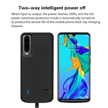 Для huawei P30 P30 Pro Батарея Зарядное устройство Дело 5000 mAh внешнего резервного Мощность Bank противоударный корпус телефона Fundas для huawei P30 Charging Cover