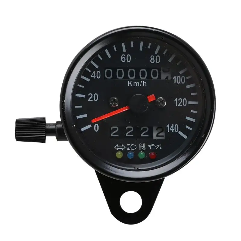 

12V Motorcycle Speedometer Odometer Dual Speed Meter w/Indicato hour meter koso temperature lap timer moto watch