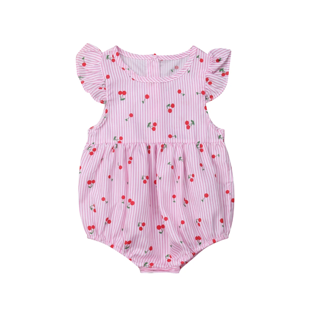 لطيف الكرز طباعة الوليد الرضع طفل الفتيات السروال القصير قبالة الكتف طفلة الصيف بذلة Playsuit ملابس الطفل لطيف الكرز طباعة الوليد الرضع طفل الفتيات السروال القصير قبالة الكتف طفلة الصيف بذلة Playsuit ملابس الطفل