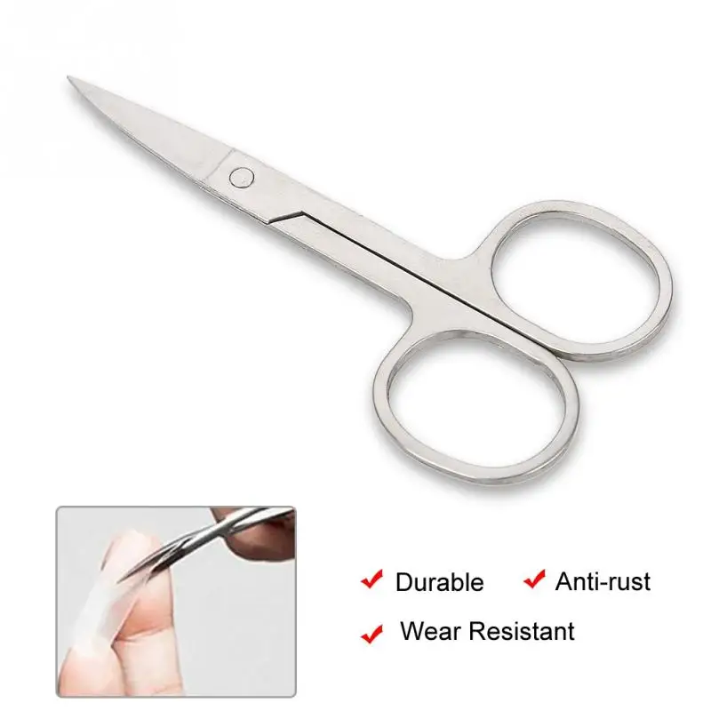 Stainless Steel Eyelashes Trimmer Scissors Professional Eyebrows Beard Eyelashes Scissors Lashes Beauty Makeup Tool 3 3