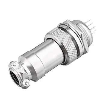 

LEORY 1 set GX20 5 Pin 20mm Male & Female Wire Panel Circular Connector Aviation Socket Plug